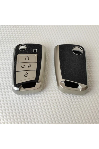 Fabrikasyon Seat Anahtar Kılıfı Süperlüx Gümüş ürün görseli 1