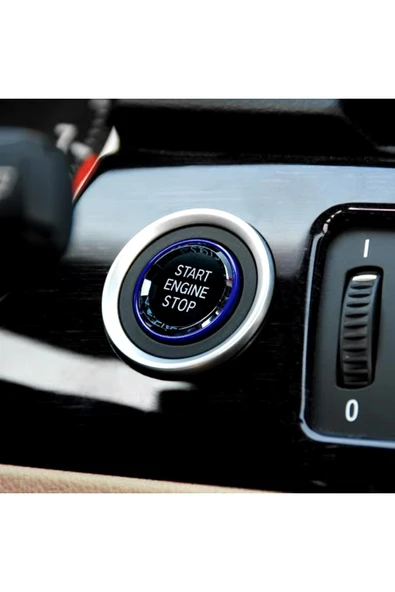 YıldızTuning Bmw 3 Serisi E92 Kristal Start Stop Tuşu Mavi 2005-2012 ürün görseli 1