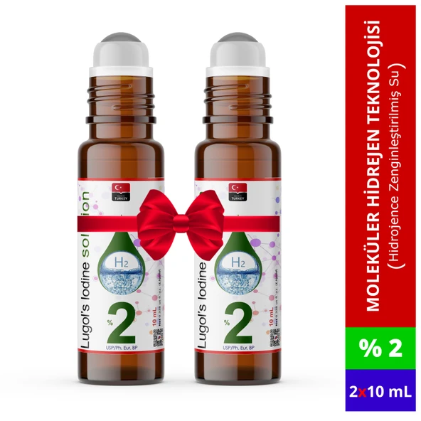 Dolar Kimya Lugol İyot Çözeltisi %2 - 2x10 mL (Roll-On Şişe ) ürün görseli 1