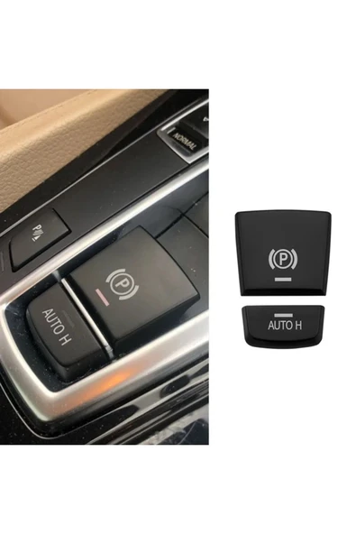 YıldızTuning Bmw X6 El Freni Park Buton Tuş Siyah 2015-2017 ürün görseli 1