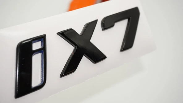 DK Tuning Yeni iX7 Bagaj Siyah Mavi ABS Yazı Logo Bmw İle Uyumlu ürün görseli 1