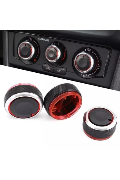 YıldızTuning Vw Polo 2004-2013 Klima Düğme Seti ürün görseli 1