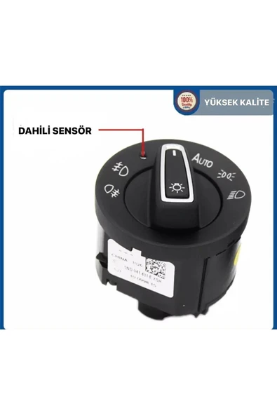 YıldızTuning Jetta Mk5 Otomatik Sensörlü Far Anahtarı (tak Çalıştır) 2005-2013 ürün görseli 1