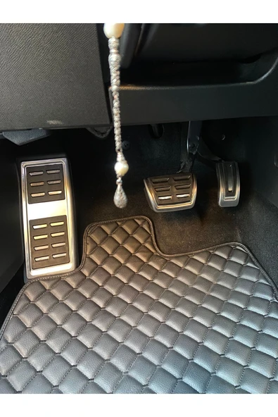 LeonTeamTurkey Golf7 Mk3 Leon Passat B8 Ateca Geçmeli Krom Pedal Seti DSG ürün görseli 1