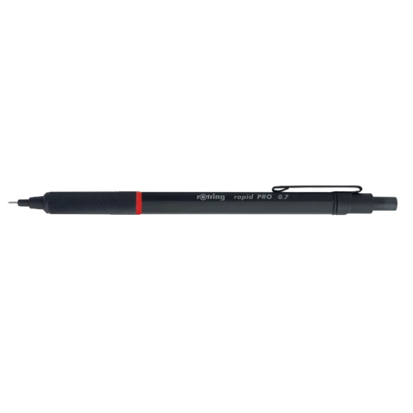 Rotring Rapid Versatil Kalem 0.7 Mm Pro Siyah (1 Adet Kutulu) ürün görseli 1