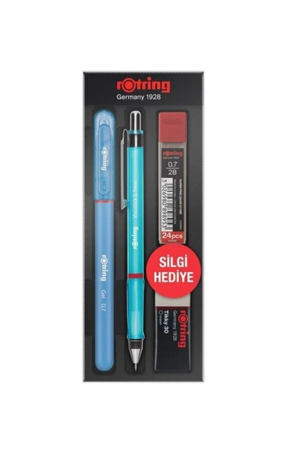 Rotring Visuclick + Jel Okul Seti 0.7 mm Mavi ürün görseli 1