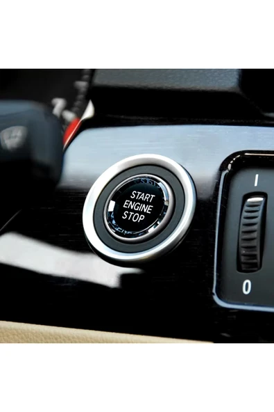 YıldızTuning Bmw 3 Serisi E92 Kristal Start Stop Tuşu Kırmızı 2005-2012 ürün görseli 1