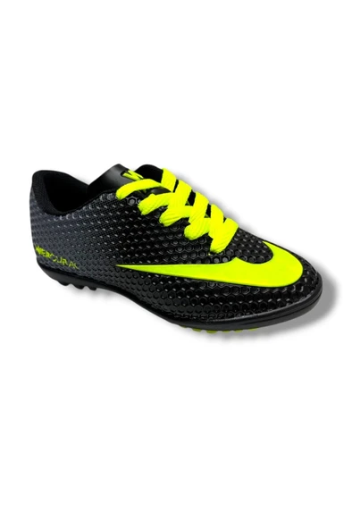 Walked 401-26 Erkek Halı Saha Ayakkabı Siyah Sarı 45-47 ürün görseli 1