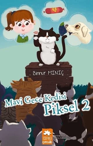 Mavi Gece Kedisi - Piksel 2 ürün görseli 1