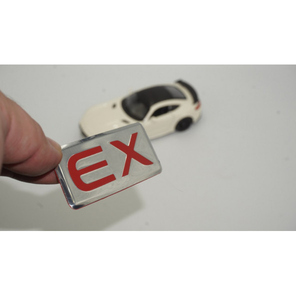 Mitsubishi EX Logo Bagaj 3M Metal Logo Amblem ürün görseli 1