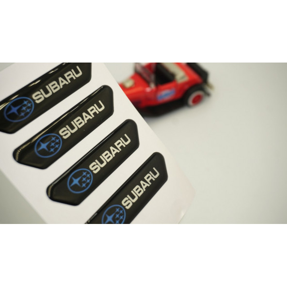Subaru Logo Kapı Kenarı Koruma Metalize Damla Desen 3M Band ürün görseli 1