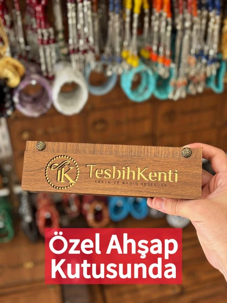Narin Yapısı Kadifemsi Çekimi Kapsül Sııkma Kehribar Tesbih ürün görseli 1