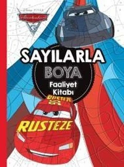 Arabalar 3 Sayılarla Boya Faaliyet Kitabı ürün görseli 1