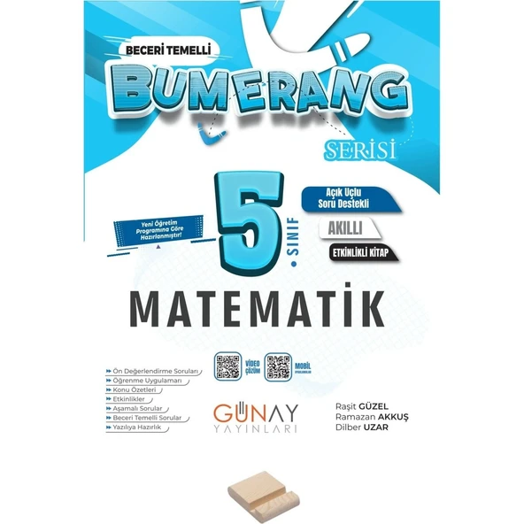 Günay Yayınları 5. Sınıf Bumerang Etkinlikli Matematik ürün görseli 1