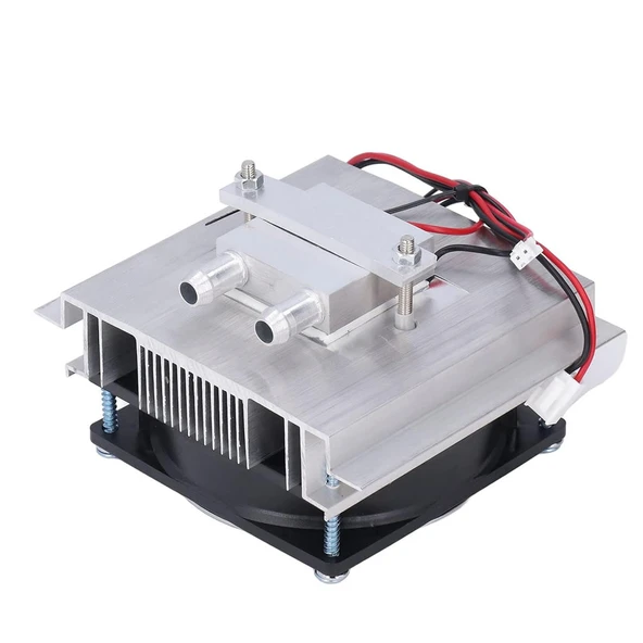 Alkatronik Termo Elektrik Peltier Su Soğutucu Sistem 50W Mini Klima Buzdolabı Buzluk Akvaryum Bilgisayar Araba ürün görseli 1