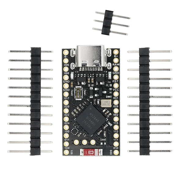 Alkatronik NRF52840 ARM Cortex-M4F Promicro Modül 
Bluetooth 5 Thread Zigbee ANT 2.4 GHz Kablosuz Haberleşme ürün görseli 1