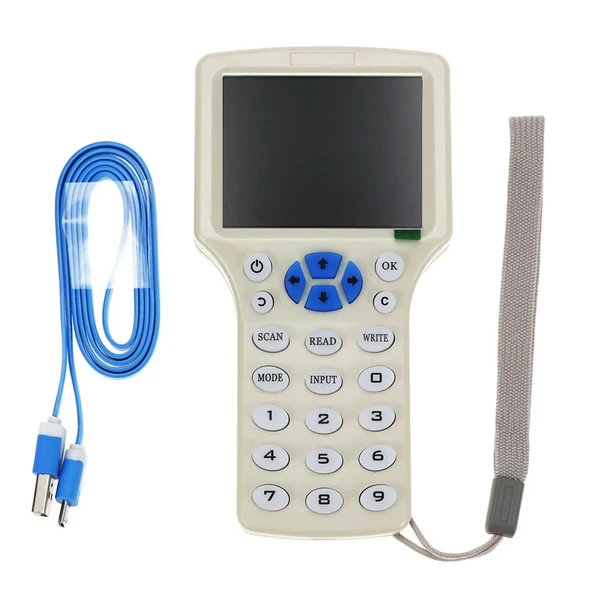 Alkatronik Zx-08cden 10 Frekans Rfid Okuyucu Yazıcı Kopyalayıcı El Tip Kutu 2.8” Ekran Sesli İkaz Nfc Şifreli K ürün görseli 1