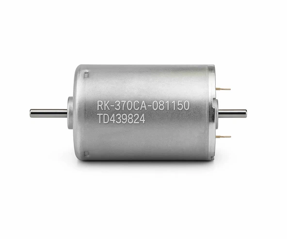 Alkatronik RK-370CA DC Motor Dual Çift Milli DC 24V 3500 Rpm RC Uçak RC Bot Oyuncak Araba DIY ürün görseli 1
