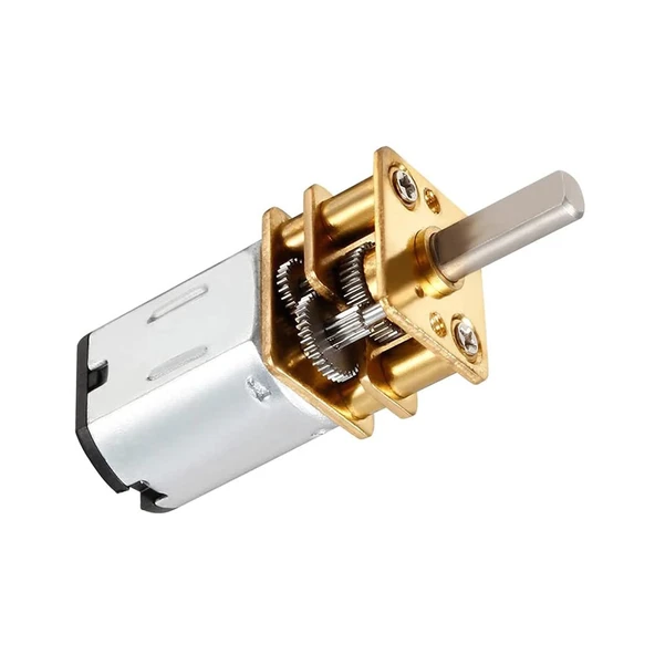 Alkatronik GA12-N20 12V 100Rpm Micro Dc Motor DC 12V N20 Mini Metal Dişli Redüktör Robot Oyuncak RC Araba Medik ürün görseli 1