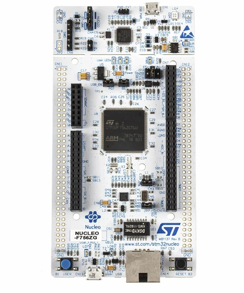 STMicroelectronics ST NUCLEO-F756ZG Nucleo Kit Geliştirme Kartı Development Board ürün görseli 1