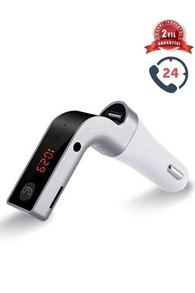 Bluetooth Araç Kiti Car G7 Fm Transmitter Çakmaklık Girişli Mp3 Çalar USB A ürün görseli 1