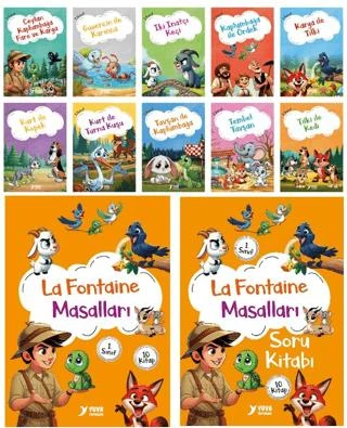 1. Sınıf La Fontaine Masalları (10 Kitap) ürün görseli 1