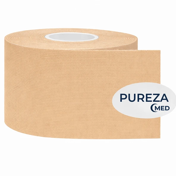Pureza Kinesiyolojik Bandı Ten/sporcu Bantı, Ağrı Için Kas Bandı  Su ve Ter Geçirmez   Spor Yapışkan Bant 5CMX5CM ürün görseli 1