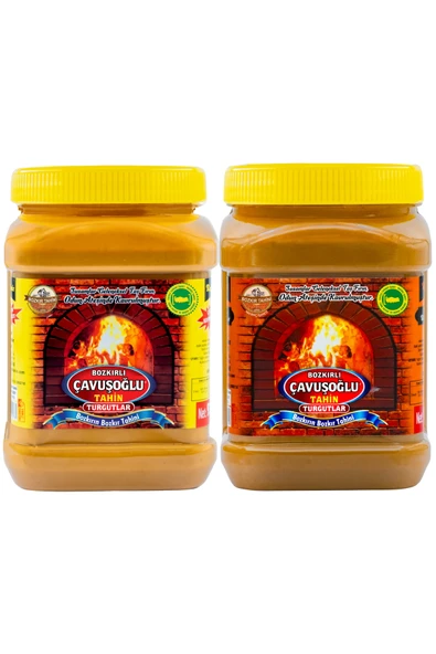 Çavuşoğlu Tahin Kepekli 930 gr + Çavuşoğlu Tahin Kepeksiz 930 gr ürün görseli 1