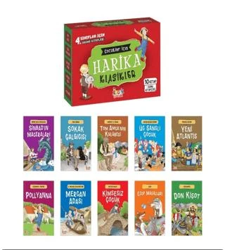 Çocuklar İçin Harika Klasikler (10 Kitap + Soru Kitapçığı) ürün görseli 1