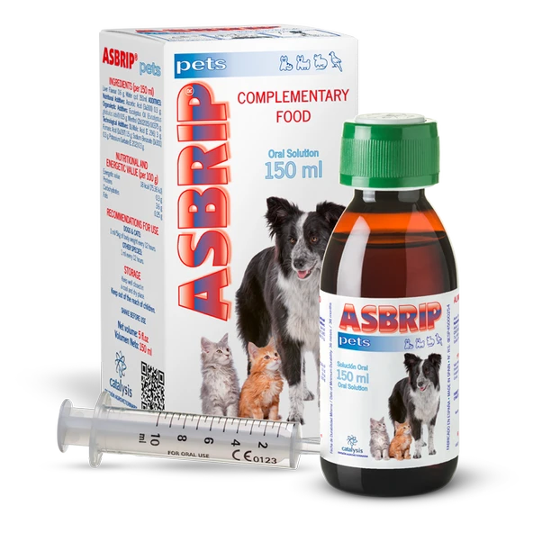 Asbrip Pets 150 Ml - Kedi-köpek Astım,solunum Yolu Enfeksiyonu ürün görseli 1