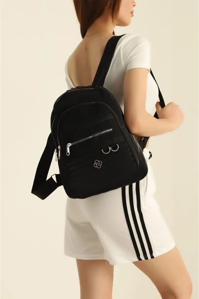 FHD BAGS Saten, Kapitone, Su Geçirmez, Çok Bölmeli, Trend Önerisi, Sırt Çantası, Yürüyüş Çantası ürün görseli 1