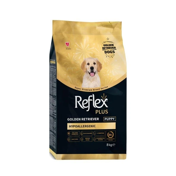 Reflex Plus Hipoalerjenik Golden Retriever Özel Irk Yavru Köpek Maması 8 kg ürün görseli 1