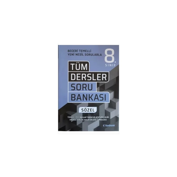 TUDEM 8. SINIF TÜM D. S.B. SÖZEL ürün görseli 1