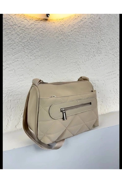 FHD BAGS Kadın Günlük 3 Bölmeli Trend Çapraz Askılı Çanta ürün görseli 1