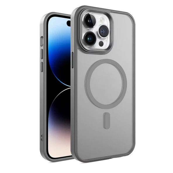 FitCase iPhone 16 Pro Kılıf Soft Mat Magsafe Kapak - Resim 10
