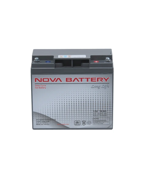 NOVA 12V 18AH DEEP CYCLE JEL AKÜ (YENİ ÜRETİM) ürün görseli 1