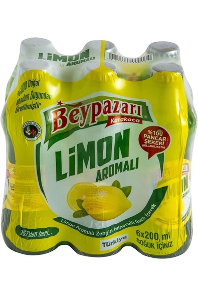 STOREMAX Beypazarı Limonlu Maden Suyu (6x200ml) 1182297 ürün görseli 1