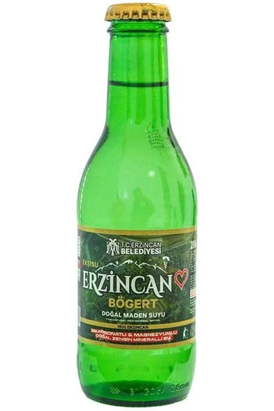 bögert Erzincan Maden Suyu 200 Ml x 3 Koli (72 Şişe) ürün görseli 1