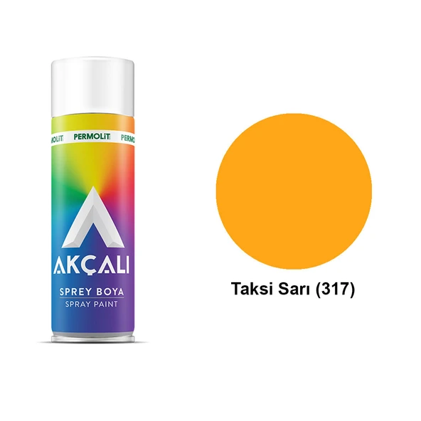 AKÇALI SPREY BOYA 317 TAKSİ SARISI ürün görseli 1
