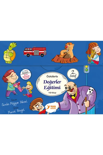 2. Sınıf Öykülerle Değerler Eğitimi 10 Kitap Kutulu ürün görseli 1