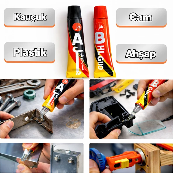 Güçlü İkiz Yapıştırıcı Cam Plastik Ahşap İçin Hızlı Kuruyan Endüstriyel Süper Yapıştırıcı ürün görseli 1