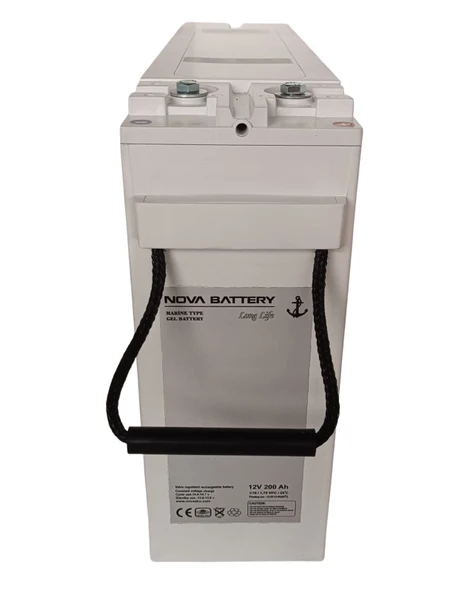 NOVA 12V 200AH MARİN JEL AKÜ (YENİ ÜRETİM) ürün görseli 1
