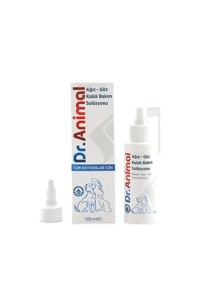 Dr. Animal Ağız, Göz, Kulak, Deri Bakım Solüsyonu 100 Ml (3 ADET) ürün görseli 1
