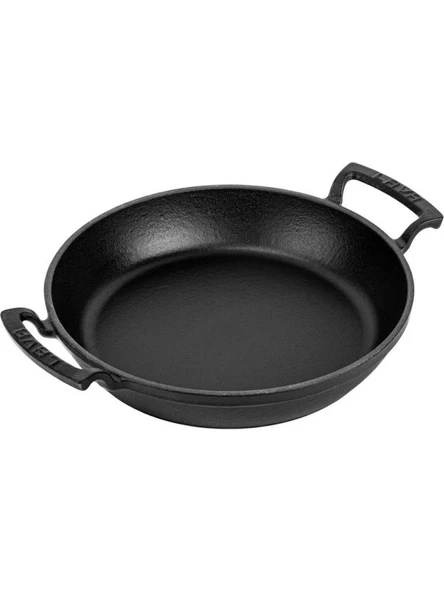 Lava Demir Döküm Çift Kulplu Yuvarlak Tava 24 Cm Sahan Siyah ürün görseli 1