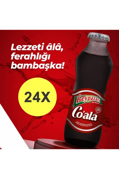 Beypazarı Beypazarı Co ala Lime ve Baharat Aromalı Maden Suyu 200 ML x 24 Adet ürün görseli 1