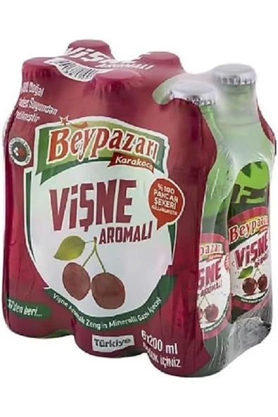 STOREMAX Beypazarı Vişne Aromalı Maden Suyu 6x200 ml 1174223 ürün görseli 1