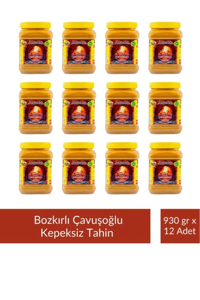 Odun Ateşinde Bozkır Tahini Kepeksiz 930 gr X 12'li Paket ürün görseli 1