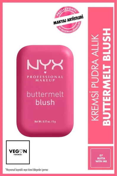 Buttermelt Blush Kremsi Pudra Allık - 08 Getting Butta ürün görseli 1