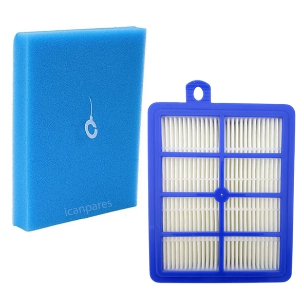 Philips İle Uyumlu FC 9926 Marathon Ultimate Hepa Filtresi Ön Filtre Süngeri ürün görseli 1