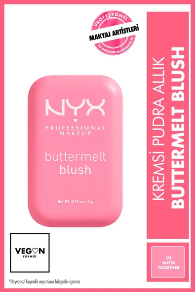 Buttermelt Blush Kremsi Pudra Allık - 08 Getting Butta ürün görseli 1